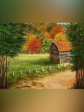 Hand Crafted Art Print “ The Country Life”